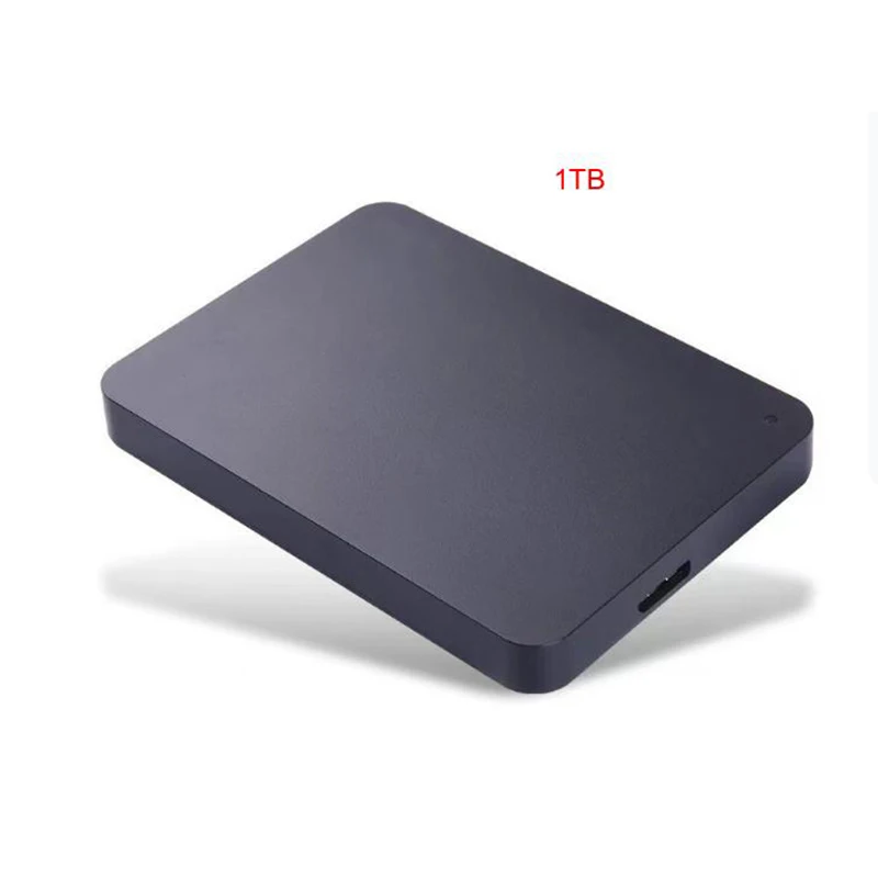 Mobil Genişletme Sabit Disk Temelleri 1TB 2TB 4TB Taşınabilir Harici Sabit Sürücü USB 3.0, Siyah Sabit Sürücü