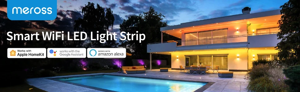 Meross Smart LED strip lights -- affordable with support for HomeKit, Alexa  and Google Assistant