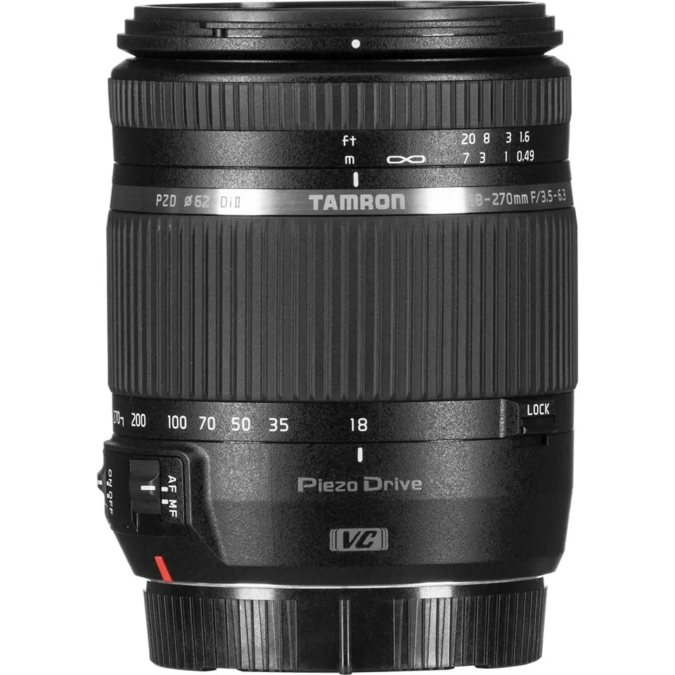 Tamron 18-270mm F/3.5-6.3 Di II VC PZD TS para câmeras DSLR Nikon