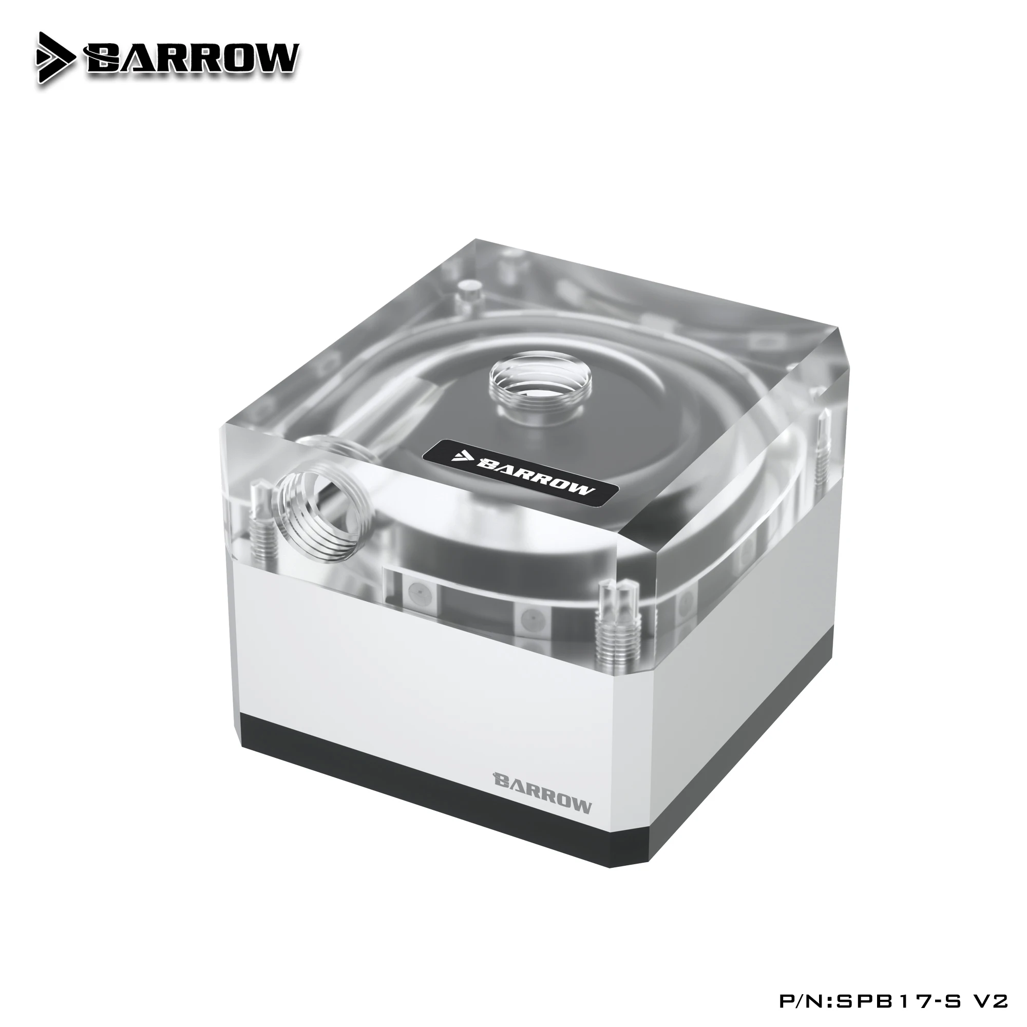Carrinho Ddc Bomba Pwm 17w Elevador de Fluxo Máximo 5.5 Metros 960l h Regulagem de Velocidade Manual ou Pwm 3000rpm Sistema de Resfriamento de Água