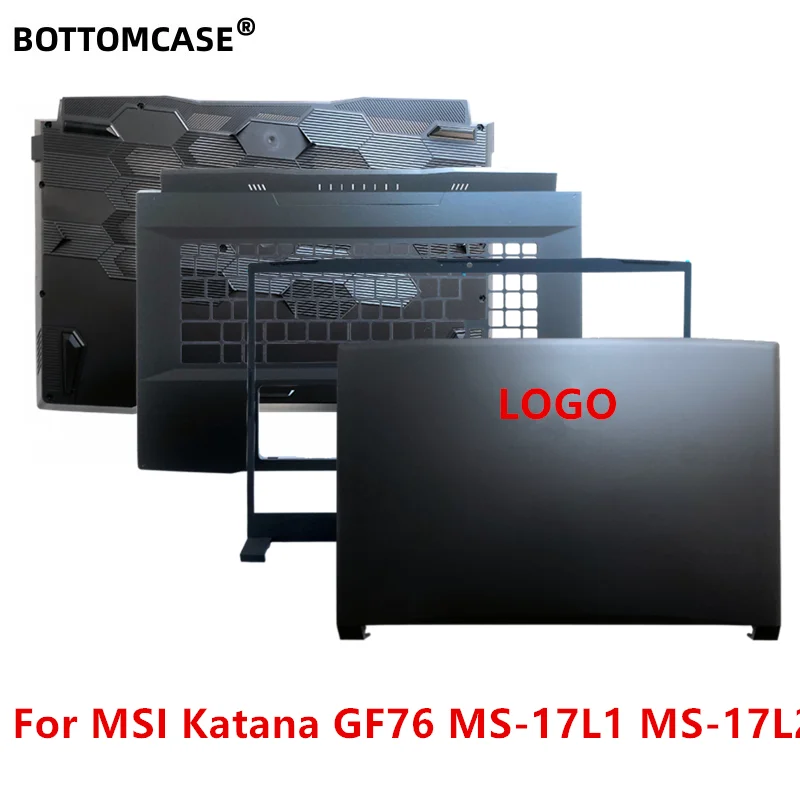 

BOTTOMCASE New For MSI Katana GF76 MS-17L1 MS-17L4 LCD Back Cover / Front Bezel/Upper Case Palmrest / Bottom Case Low Base Cover