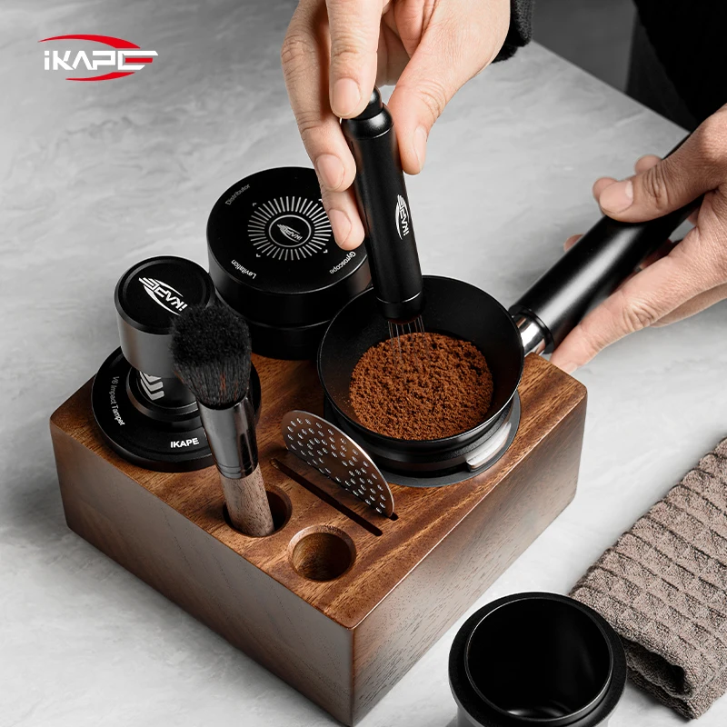 طقم أدوات الإسبريسو الشامل 10 في 1 من IKAPE: مكبس،...