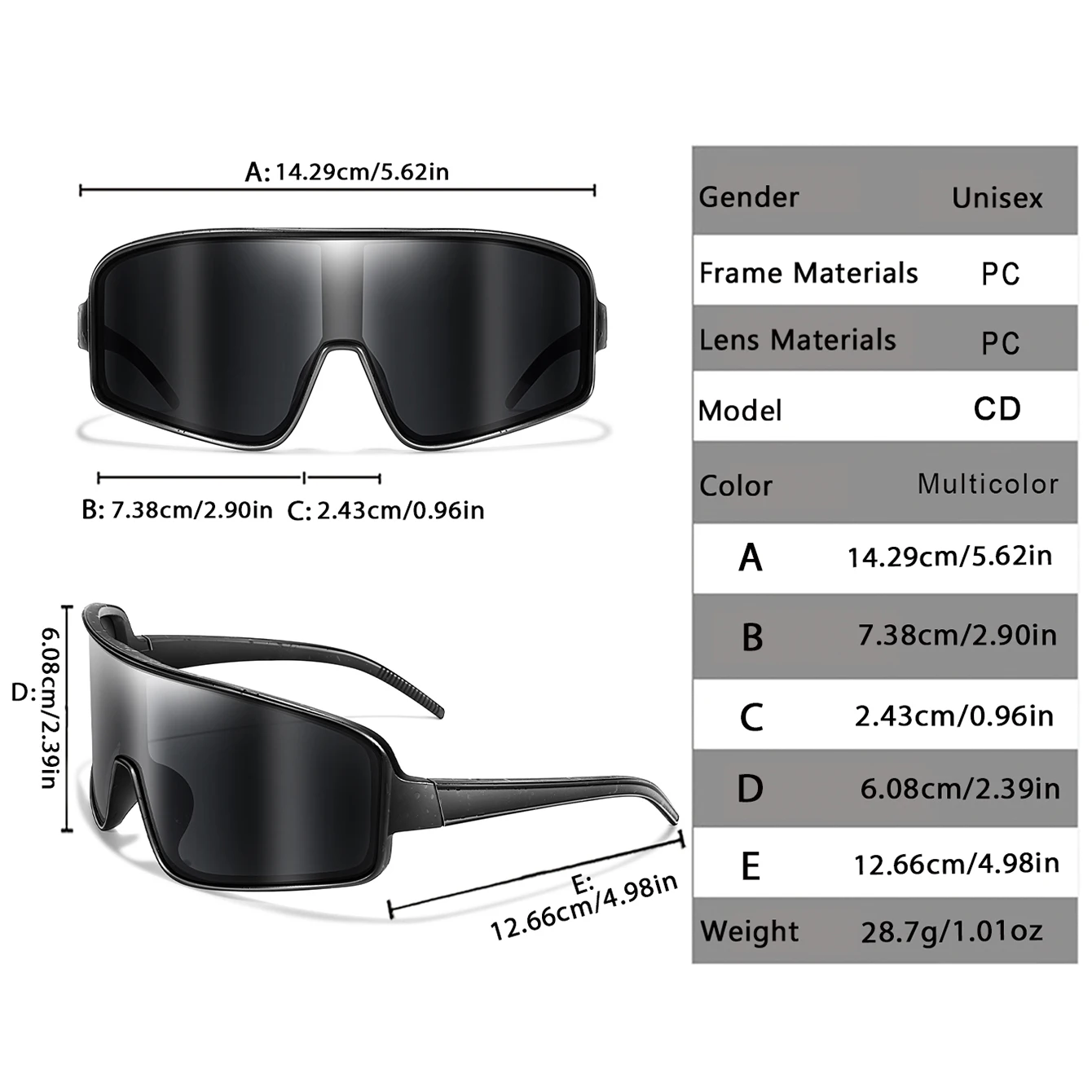 Outdoor Sunglasses Large Windproof Bike