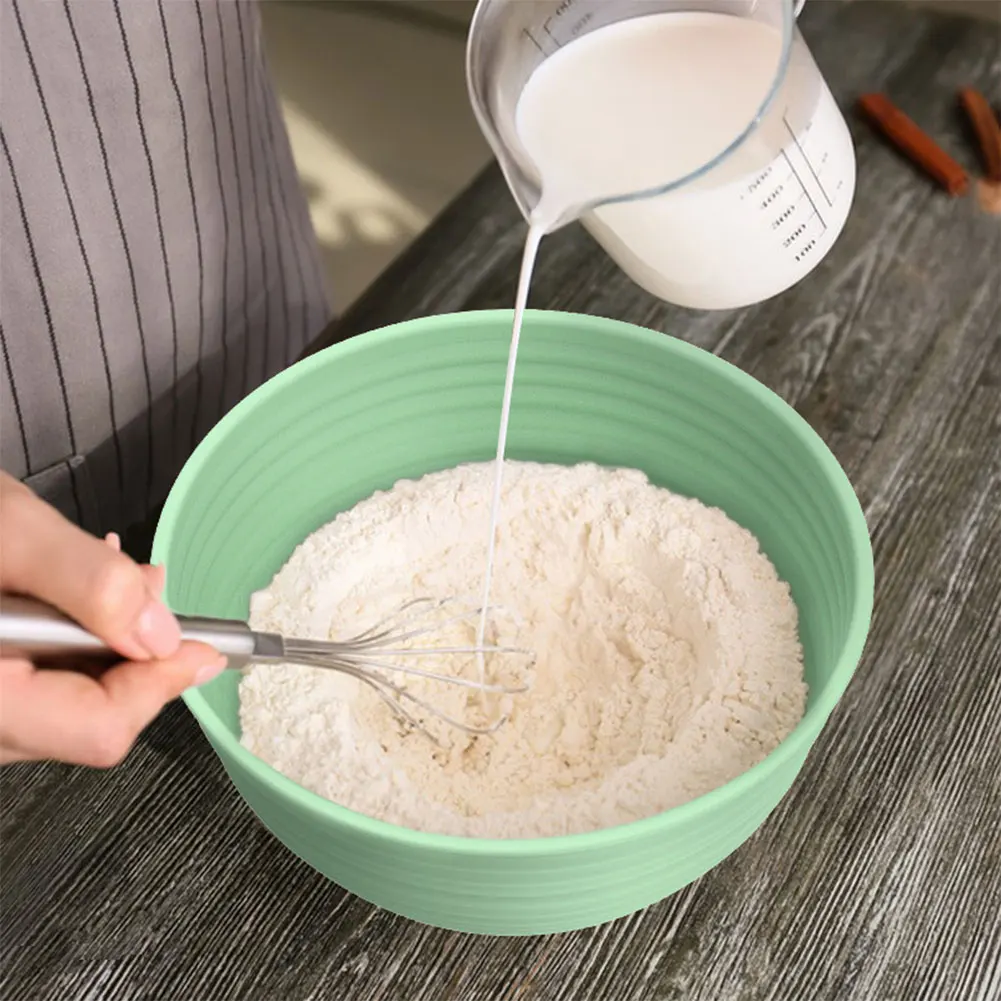 Silicone Bread Proofing Baskets Heat Resistant Bread Fermentation Basket Large Capacity Banneton Basket for Making