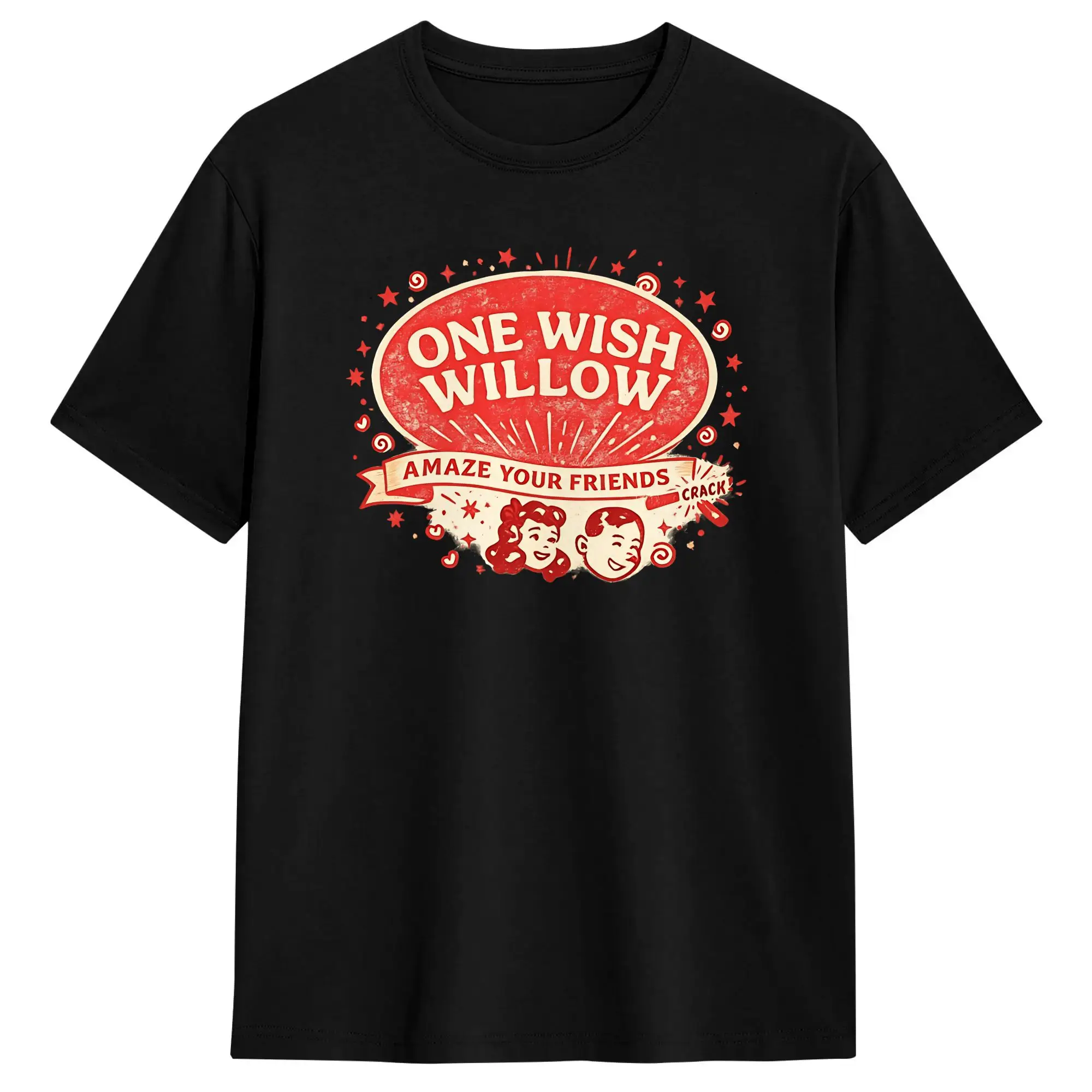 Creative One Wish Willow Obsession 2026 Horrorfilm T-Shirt für Herren, Rundhalsausschnitt, reine Baumwolle, kurzärmelig, Übergröße