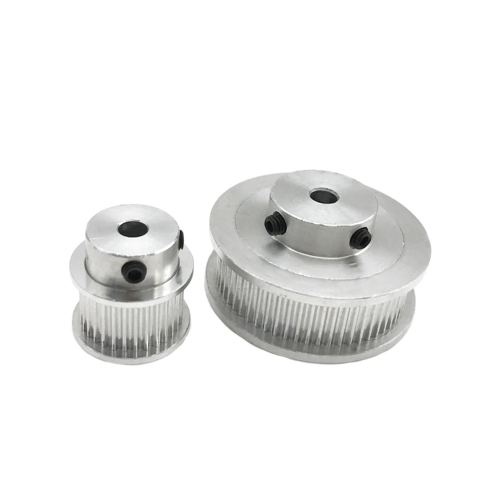 GT2 2M Synchronous Wheel 16 20 30 40 60 80 Tooth Timing Pulley Belt Set Aperture 5/8 mm Width 6/10mm Tensioning Wheel 3D Printer