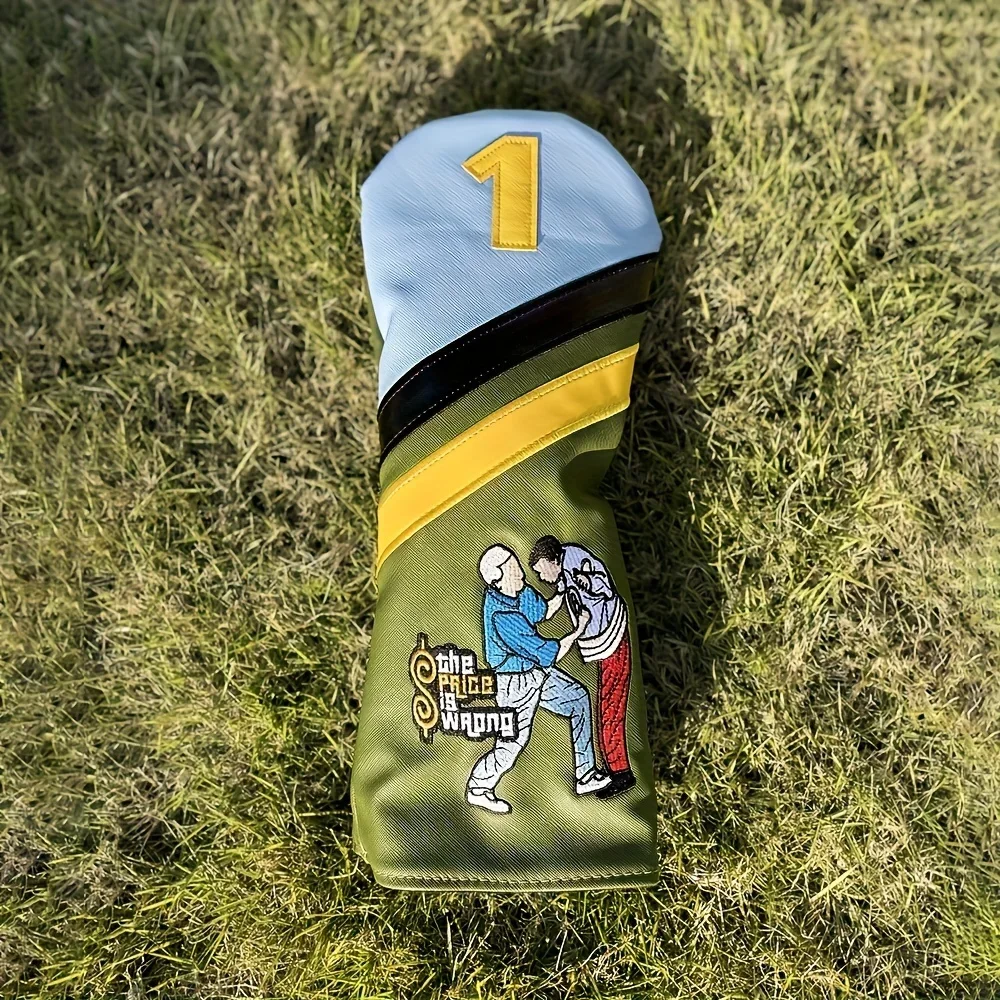 1pc/4pcs Funny Design Cover For Various Club, Golf Club Head Cover, Golf Accessories 2
