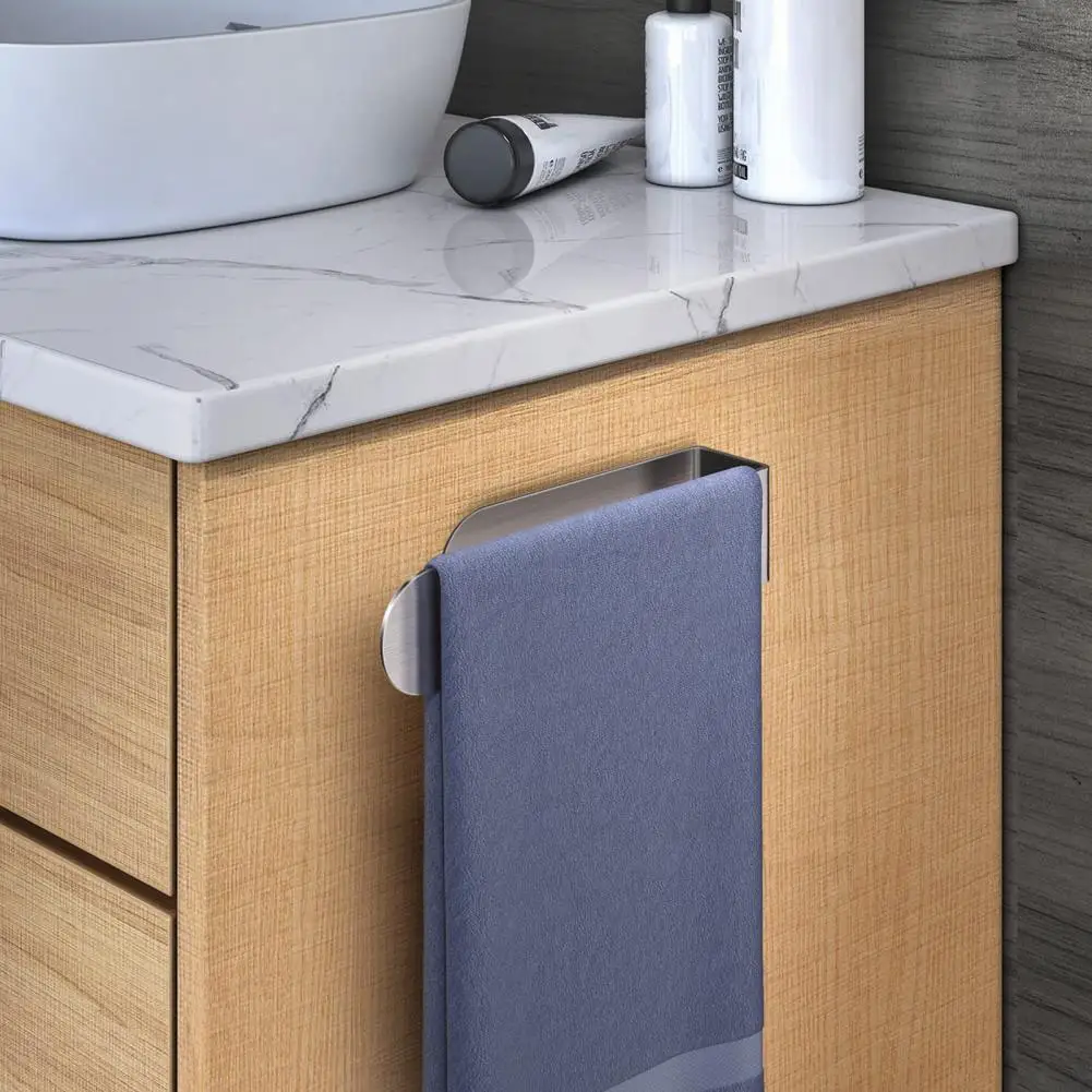 

Wall Mounted Towel Bar Premium Stainless Steel Wall Mount Towel Holder Sleek Minimalist Design Heavy Duty Bar for Bathroom