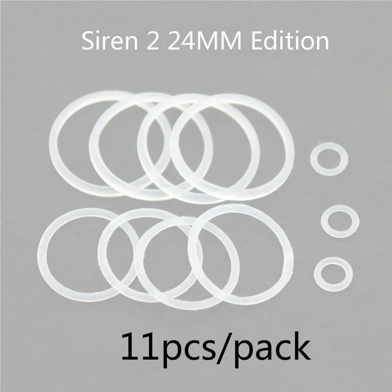 FATUBE silikon pečeť prsten pro siréna 2 24MM edition(11pcs/pack) / siréna 2 MTL 22MM