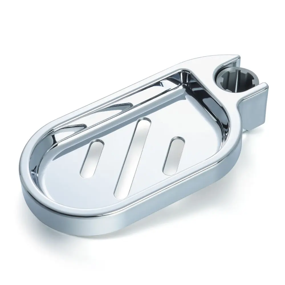 Adjustable 22 24 25 mm Home Rail Slide Soap Dishes Soap Holder Plates Bath Shower Bathroom Fixture