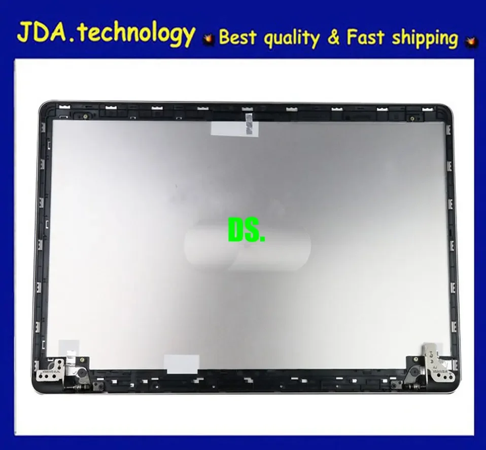 MEIARROW Orig LCD 상단 커버, ASUS A580 X580 X580V X580 NX580 NX580 NX580V 용 후면 쉘, 힌지 세트, 실버, 신제품