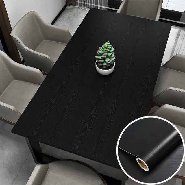 Waterproof Self-Adhesive Vinyl Wood Wallpaper for Home and Bedroom Decoration