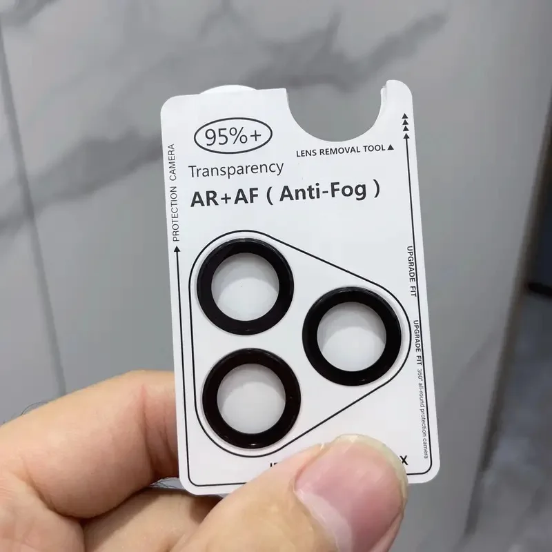 Premium Metal Ring Glass Camera Lens Protector - Durable Cover Accessories