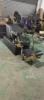 2024 New Arrival Very Beautiful Solid Wood Hand Black & Gold Shampoo Bowl Washing Salon Shampoo Chair 4