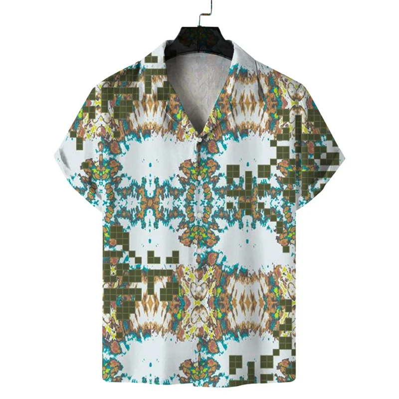 thumbnail image 1 of Camisas de playa con estampado de leopardo para hombre y mujer, camisas casuales de manga corta con solapa y estampado 3D, ropa de calle, verano 2024, 1 of 5