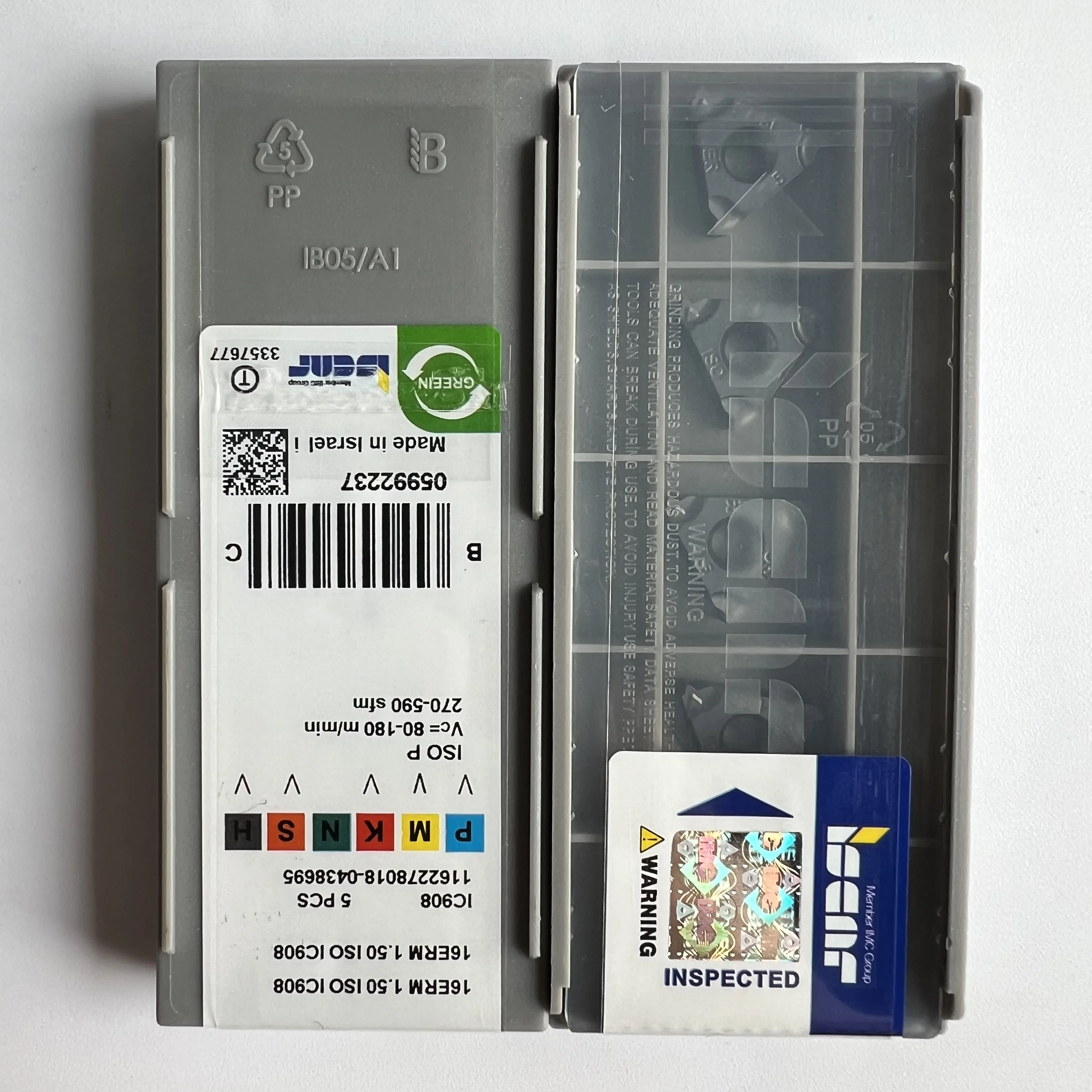 

5 шт карбидные вставки для токарного станка 16ERM1.50ISO IC908