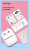 Portable wireless Bluetooth HD printer Mini Thermal Printer Printing Self-adhesive Paper for Label/Picture/Photos/Receipts/Notes 4