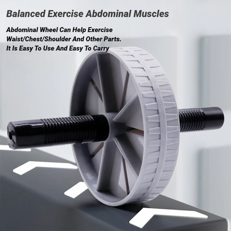 Abdominal wheel Abdominal Wheel Strong Load Bearing Non-Slip Roller Strengthen Muscle Exercise Equipment Fitness Training Home Use Silent