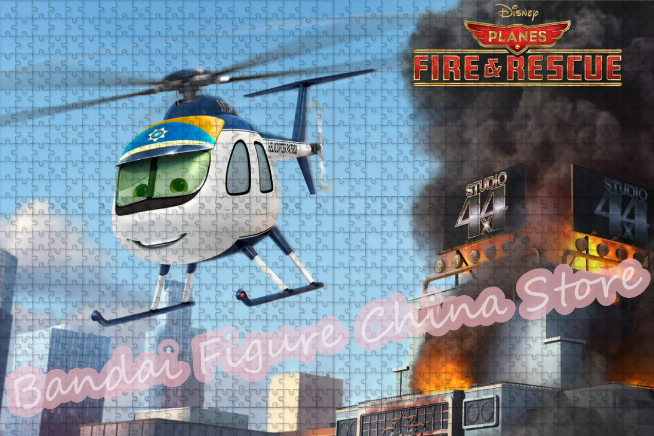Disney filmes aviões: quebra-cabeças de fogo e resgate figura impressão  300/500/1000 peças quebra-cabeças para crianças brinquedos presentes de  natal - AliExpress, image size:1273x849