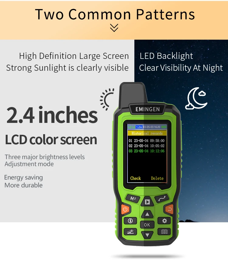 Heipoe EM90 HIGH PREGISION Handheld GPS Land surveying instruments Multi functio