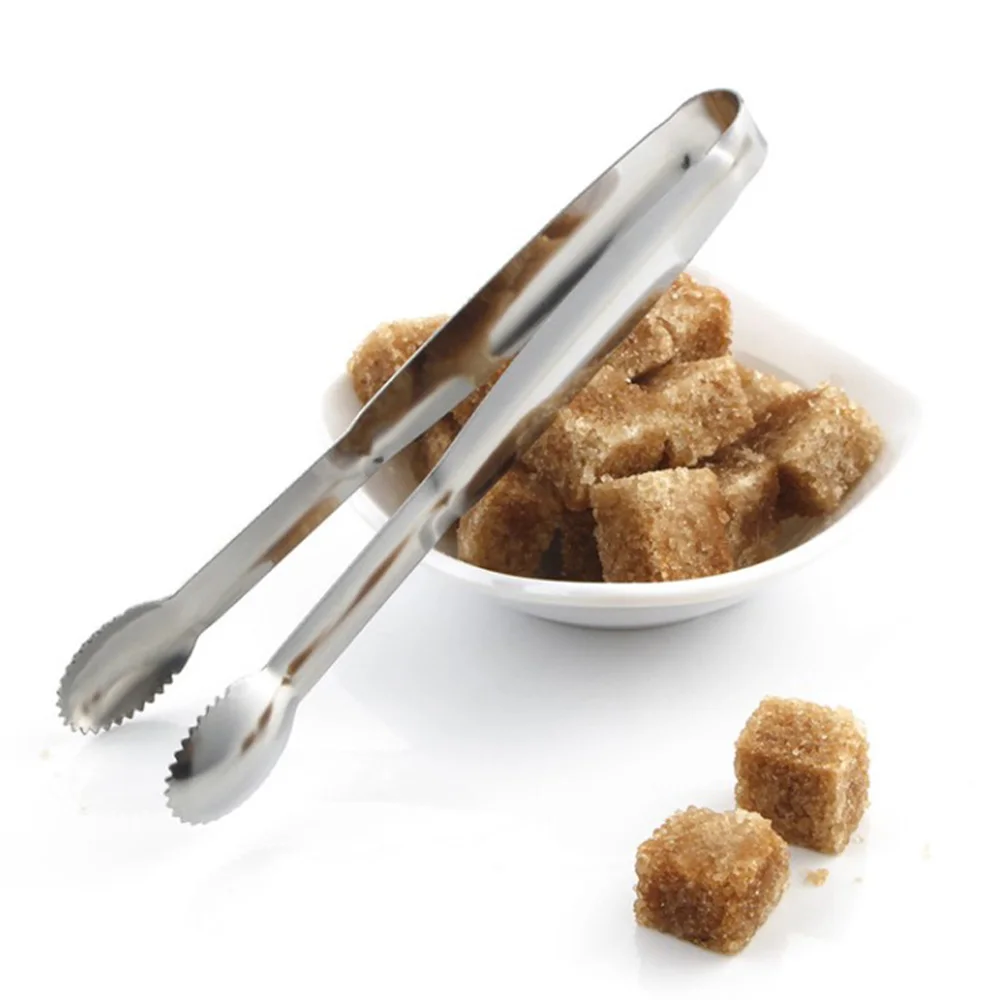 Mini Small Coffee Bar Utensil Dessert Bread Kitchen Accessories Cube Sugar Tongs Food Serving Clip Ice Tongs
