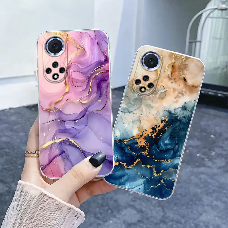 Luxurious Flower Clear Soft Silicone Protective Phone Case