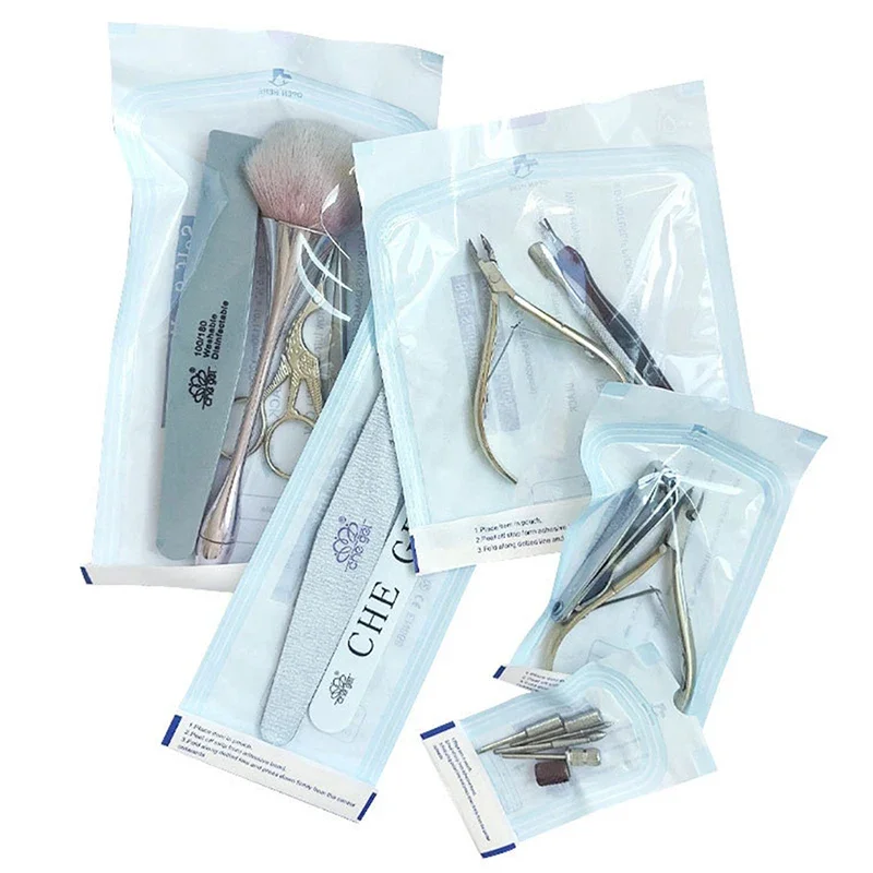 200pcs/box Self-sealing Sterilization Pouches Bags 5 Sizes Medical-grade Bag Disposable Tattoo Accessories Supplies