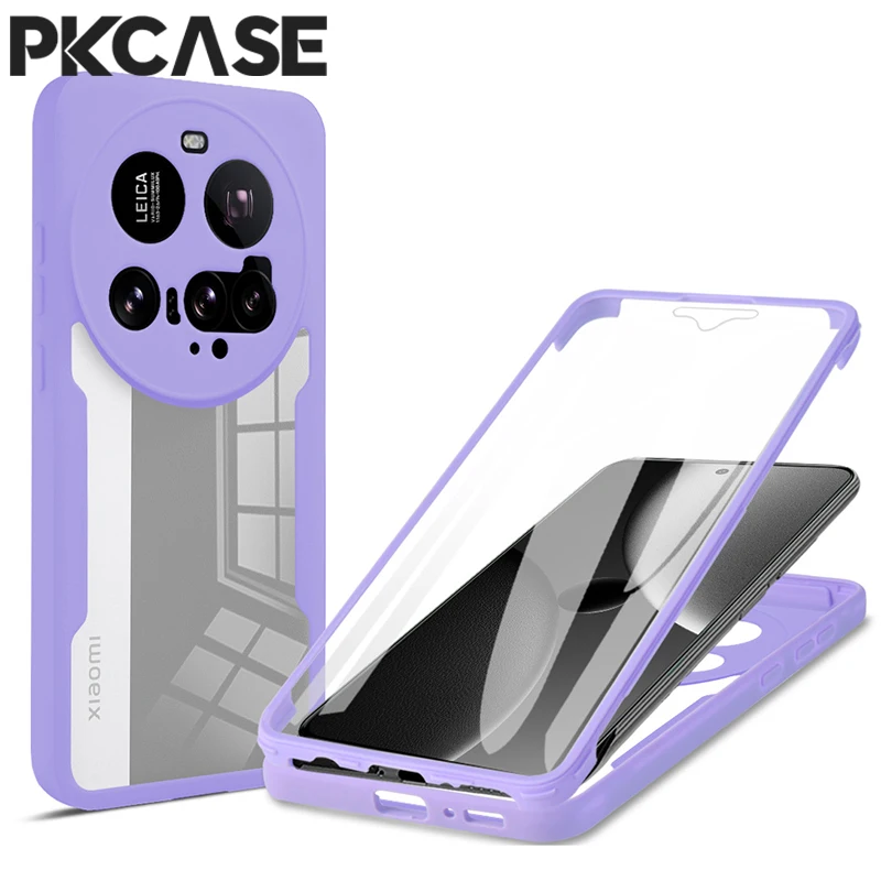 360 Full Screen Protector Case - Shockproof Full Coverage Cover