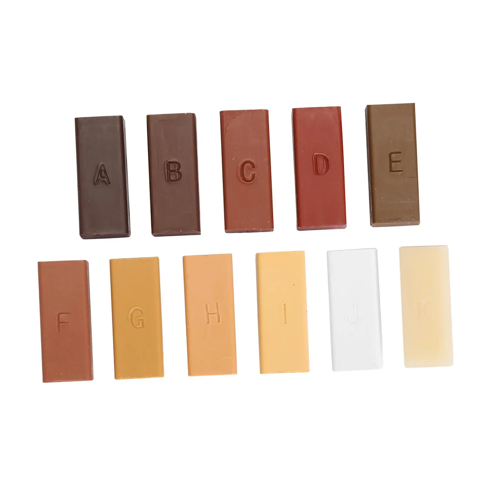 19-Piece Wooden Repair Kit for Laminate with Wax Chips and Case