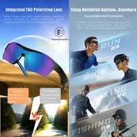 New Intelligent AI Sports Glasses Bluetooth Smart Glasses UV Protection Voice call Outdoors Sports Waterproof Cycling Sunglasses - Image 2