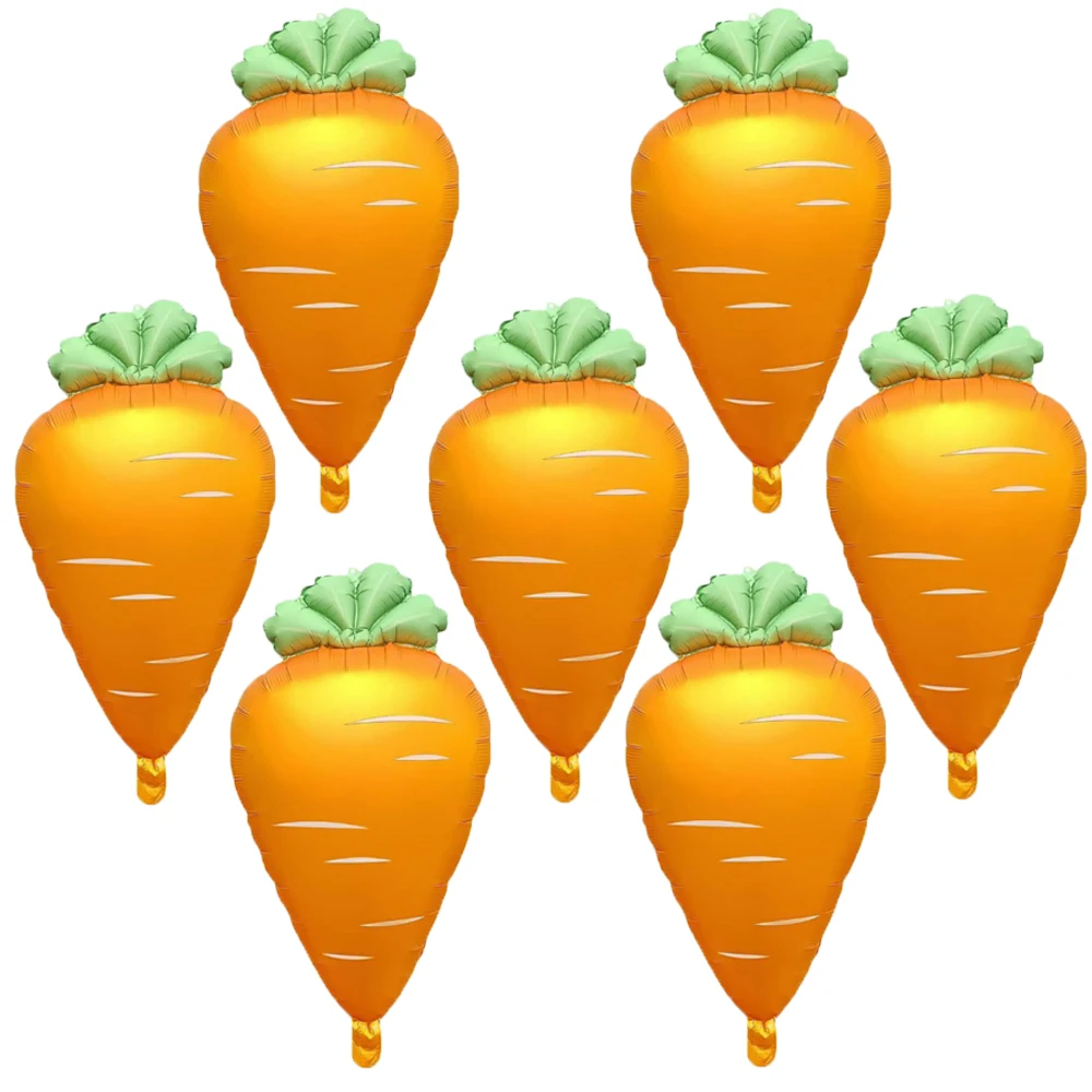 5 stücke Ostern Karotte Folien Ballons Ostern Party Dekorationen Frühling Geburtstag Dekoration Arrangieren Requisiten Baby Dusche Liefert Kind Geschenk