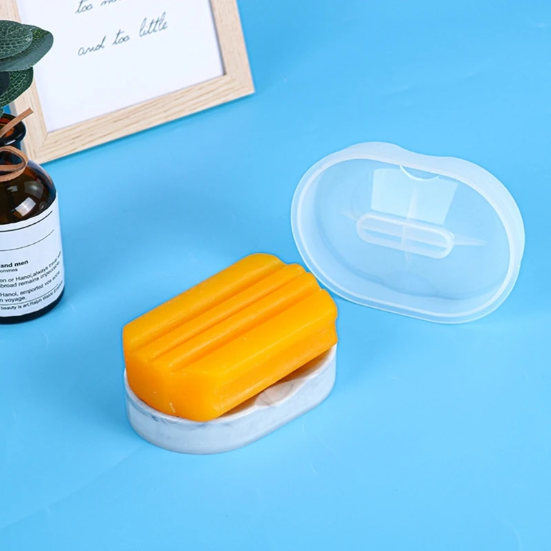 Soap Container Epoxy Resin Molds Soap Dish Silicone Moulds for DIY Casting Mold