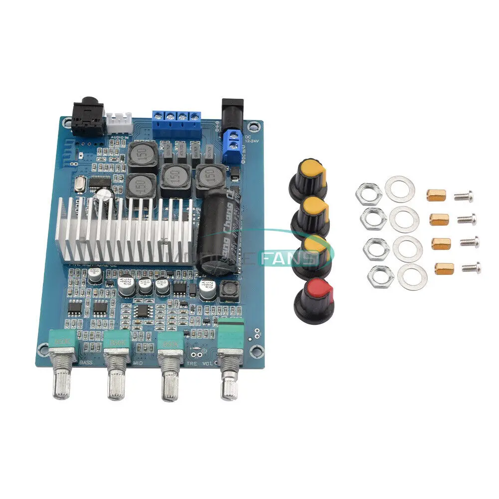 

TPA3116D2 Плата усилителя мощности аудио Bluetooth 2,0 двухканальный DC 12-24V