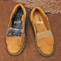 2023 Winter Ankle Boots Men's Boots Outdoor Comfortable Yellow Boots with Classic Design High Top Men Casual Shoes Choice - Image 5