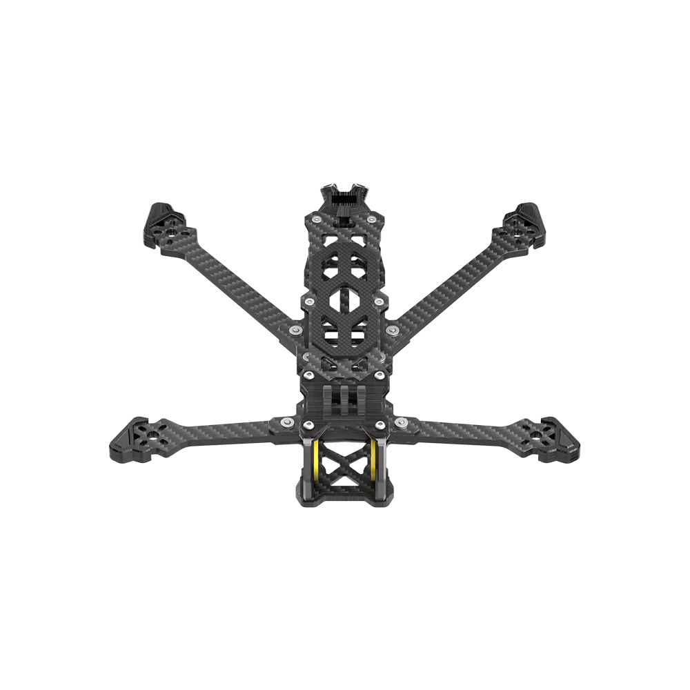Cadre Drone FPV Atlas 4 pouces posé sur une surface, prêt pour l'assemblage des composants.