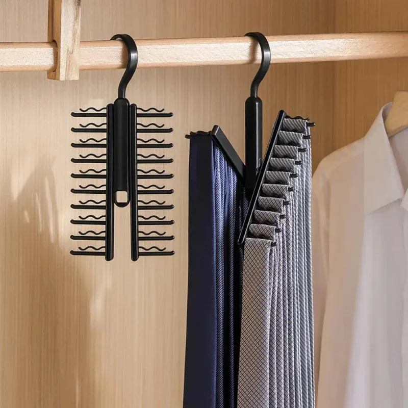 Large Cap Tie Storage Hange Capacity Bow Clip Scarf Belt Hanging RackTie Belt Display Holder Wardrobe Household High Capacity_voghion.com