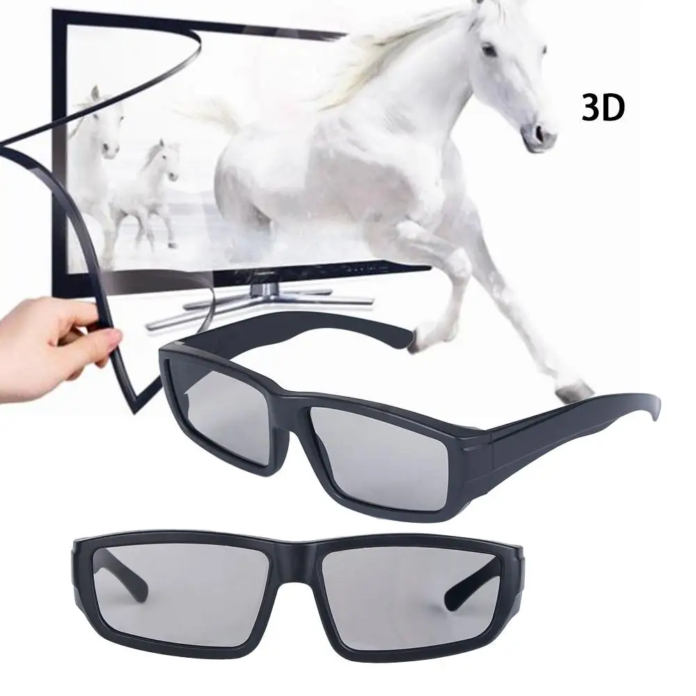 Occhiali 3D in Pellicola Plastica Circolare per Home Theater, DVD, Cinema, Visione 3D, Occhiali Dimensionali Anaglifi - immagine 4
