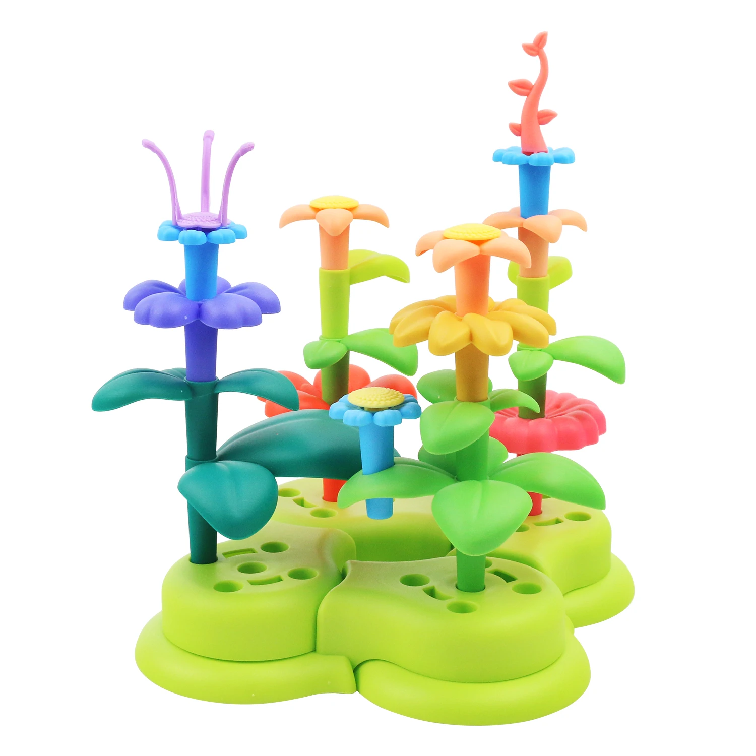 Children's building block puzzle toys, versatile garden large particle building blocks, early childhood education birthday gifts