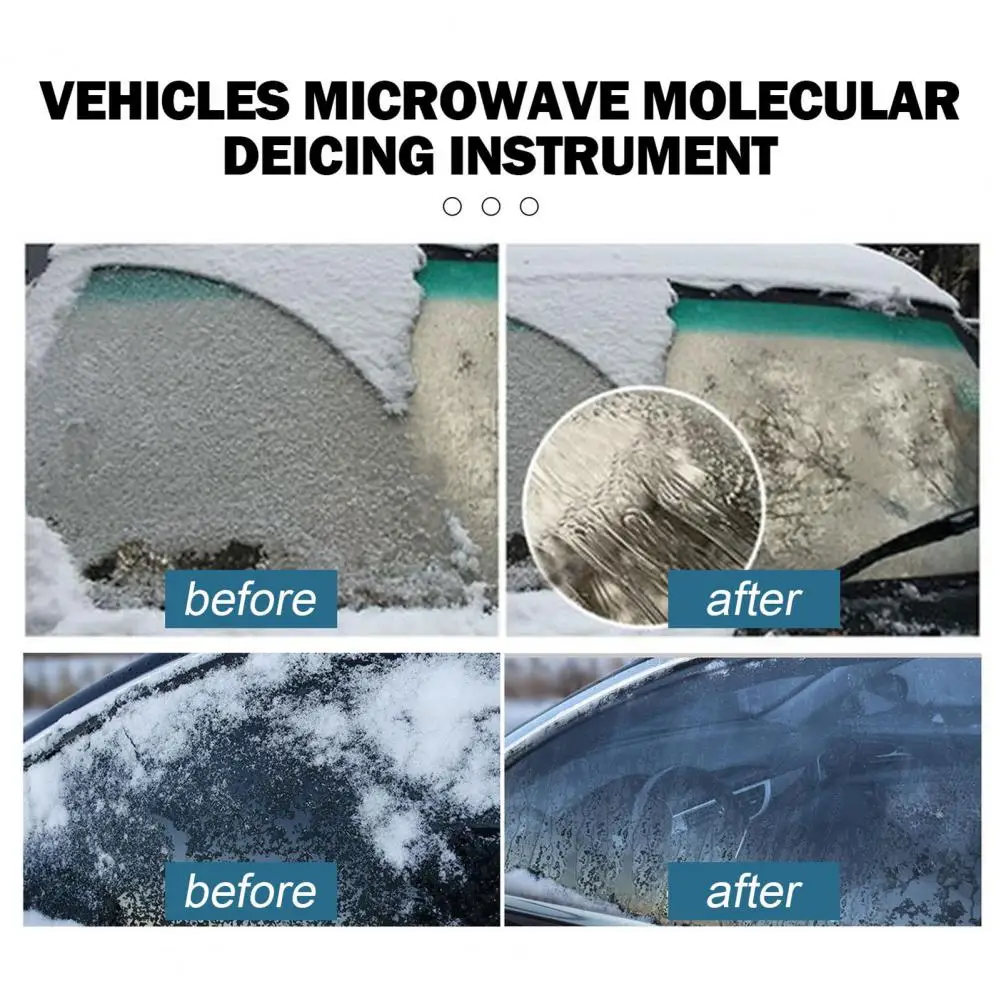 Vehicles Microwave Molecular Efficient Deicing Instrument Car Front Windshield Defroster Deicer Auto Heater Interior