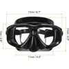 RX Prescription Optical Suba Diving Mask Myopia -1.0 to -8.5 Tempered Lens Anti-fog Free Dive Goggles  freedive 3