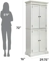 Furniture supplies Homestyles Americana Off-White Pantry, 72"H 2