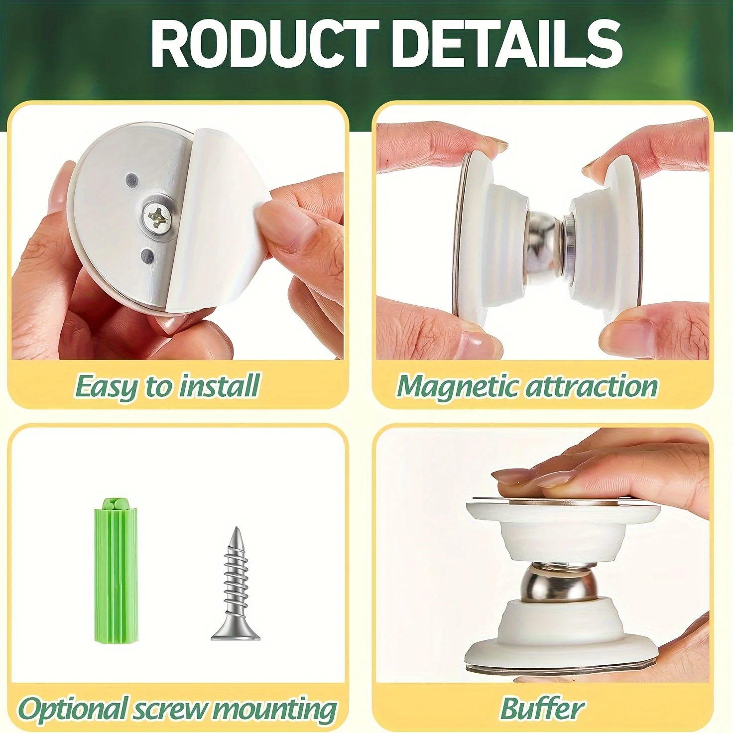 Magnetic Door Catch RV Door Retainer RV Door Stop Retaining Catch Latch for RV Caravan Camper Motorhome Boat Door Holder - Image 5