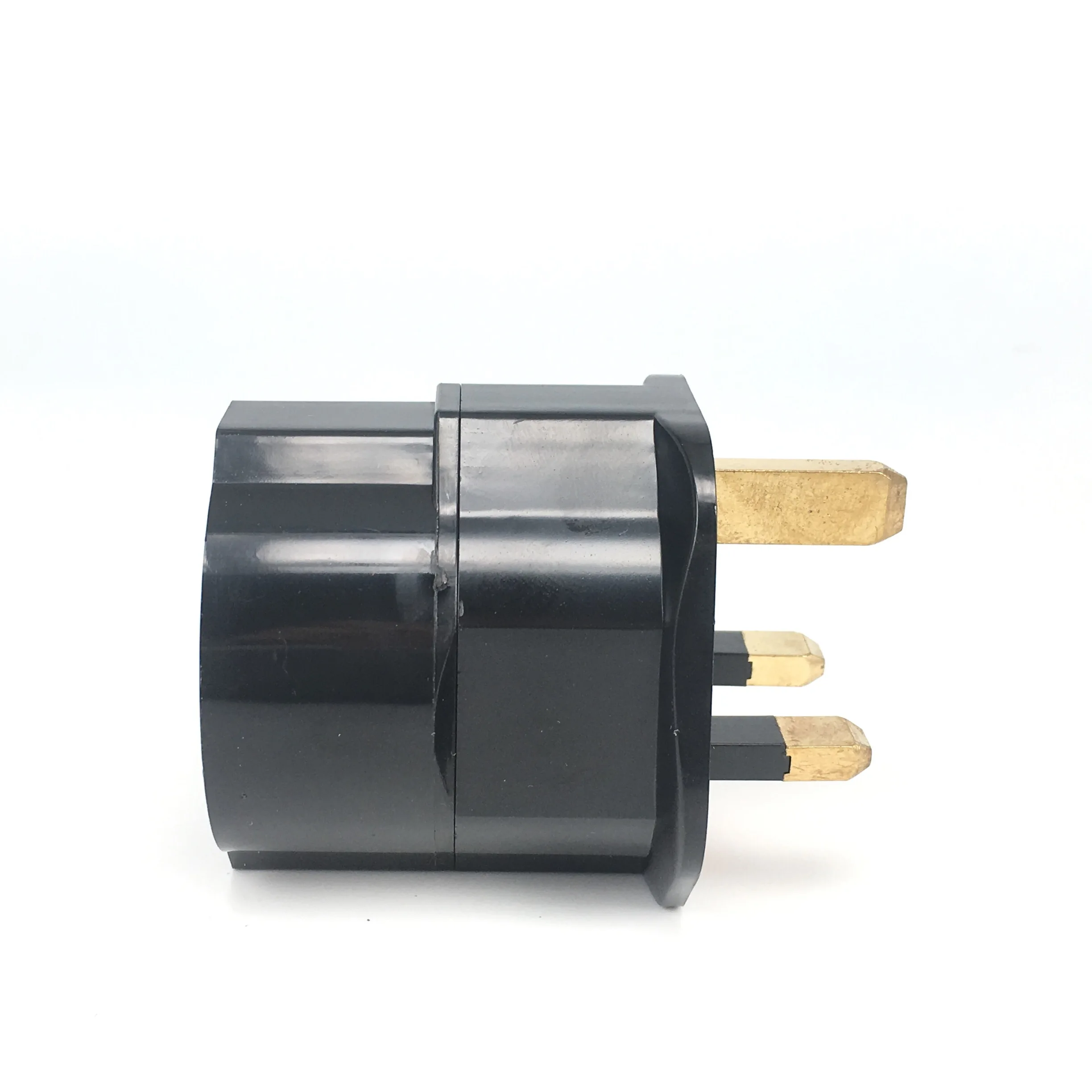 European 2 Pin to UK 3 Pin Plug Adaptor Euro EU Schuko Travel Mains Adapter plug adapter
