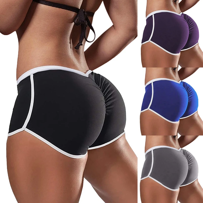 Women Summer Sports Fitness Skinny Slim Shorts Causal Yoga Shorts Shorts Low Waist Stretchy Gym Clothing Short Pants - Image 4