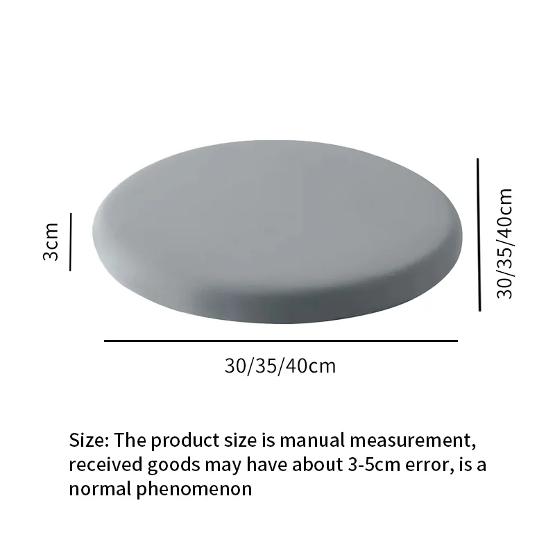 Inyahome Comfortable Memory Foam Seat Cushion Padded Anti-Slip Soft Round Stool Cushion Chair Pad for Home Kitchen Car & Office 6