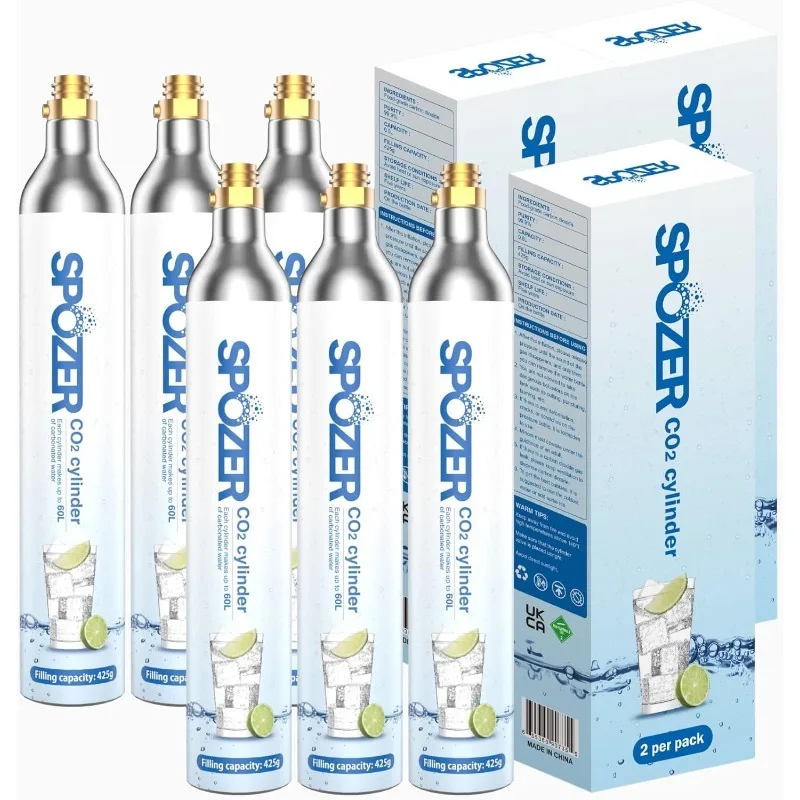 60L CO2 Cylinder for Soda Maker Appliances