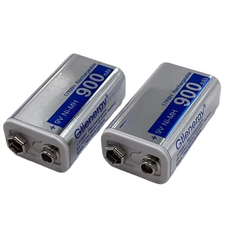 2PCS GTL 9V 900mAh 17R8H Charger Set for Wireless Microphone Multimeter Recharge