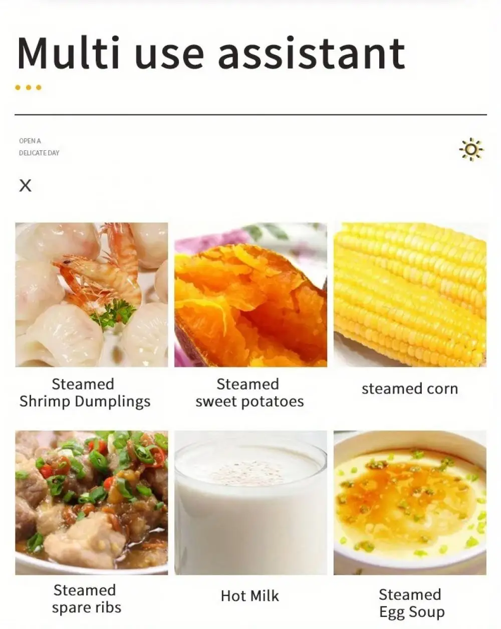 Description Picture 4 of itemMultifunction Egg Boiler Automatic Power-Off Electric Egg Cooker Single Egg Steamer Kitchen Steamed Breakfast Cooking Appliances