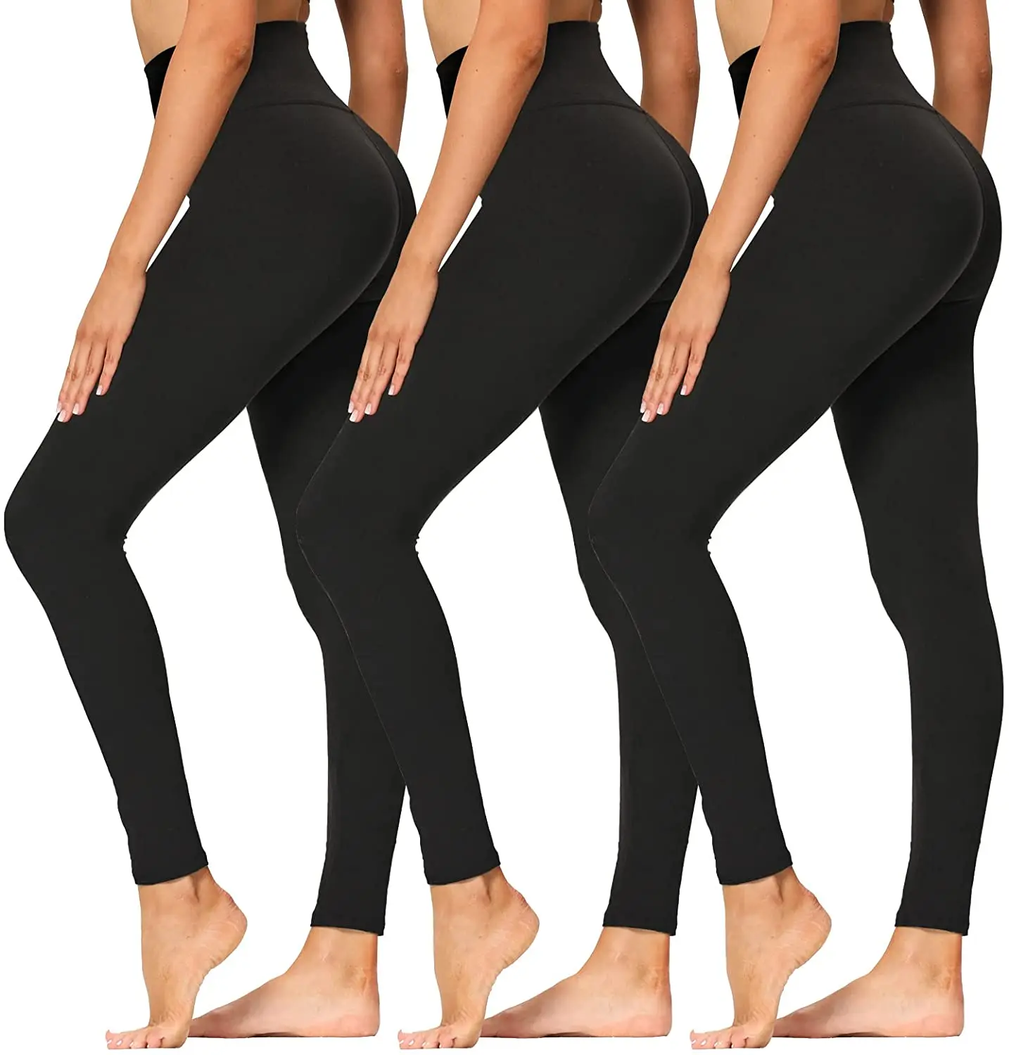 CAMPSNAIL 3 Pack High Waisted Leggings for Women - Buttery Soft Workout  Running Yoga Pants - AliExpress