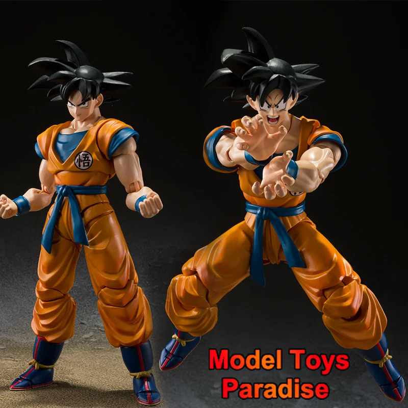 

1/12 Scale Men Soldier Dragon Ball Black Hair The Monkey King Superhero Anime Model Full Set 15cm Action Figure Doll